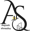 Official Logo of Aayush Shrestha.